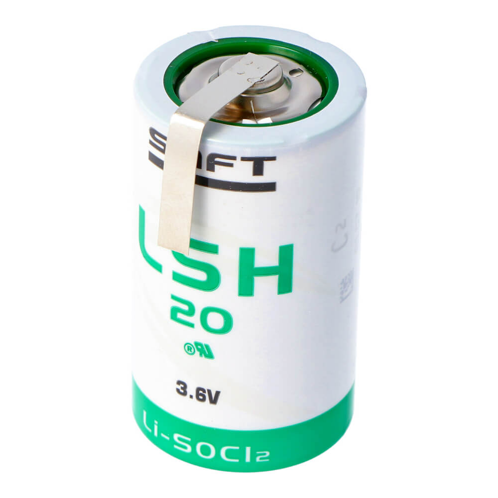 Opposite Tabs D-size 3.6v 13000mah Saft Lsh20 Battery Battery By Use Saft Lithium Batteries   