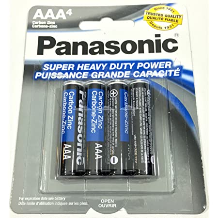 Panasonic Super Heavy Duty Aaa Batteries - Non Rechargeable - Carbon Zinc - 4 Pack Sealed Lead Acid CB Range   