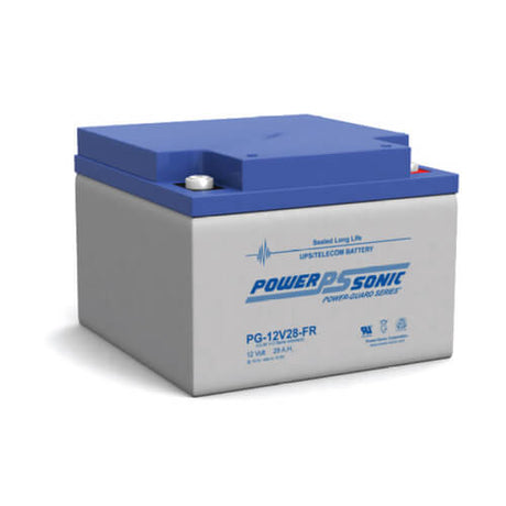 Powersonic Pg-12v28fr 12 Volt 28 Amp Hour Sealed Lead Acid Battery Sealed Lead Acid CB Range   