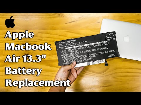 Black Battery For Apple Macbook Air 13.3" A1369, Macbook Air 13.3" A1369 Late 2010, Macbook Air 13.3" Mc504 7.3v, 6700mah - 48.9