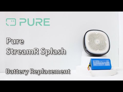 3,7 V, Li-ion, 5 200 mAh, batterie pour Pure, Streamr Splash, 19,24 Wh