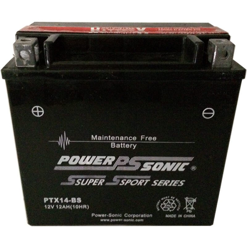 Ptx14-bs 12v 200 Cca Powersonic Agm Motorcycle Battery Other Batteries CB Range   