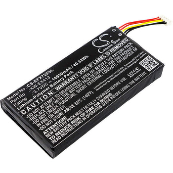 3.7V, Li-Polymer, 10950mAh, Equipment battery fits Ideal, Exfo, R230052, MAX-5205, Max-710b, 40.52Wh