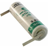 Saft Ls14500-sts Aa 3.6v 2600mah Lithium Battery With Solder Tabs Saft Batteries Saft Lithium Batteries   