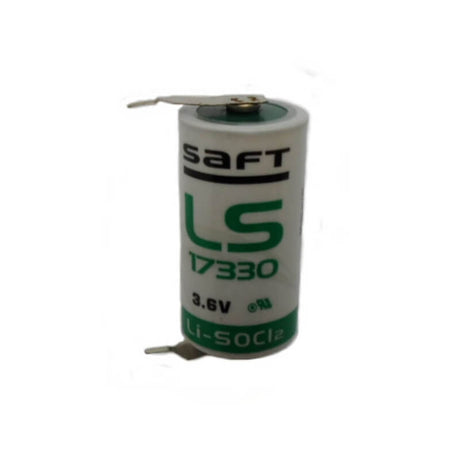 Saft Ls17330, 2/3 A 3.6v 2100mah Battery With Single Pc Pins Saft Batteries Saft Lithium Batteries   