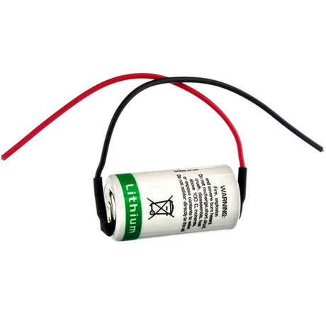 Saft Ls17330, With 3 Inch Fly Leads, 2/3 A 3.6v, 2100mah Battery Battery By Use Saft Lithium Batteries   