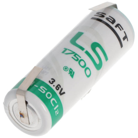 Saft Ls17500 A-size 3.6v 3600mah Uni Directional Tabs Battery Battery By Use Saft Lithium Batteries   