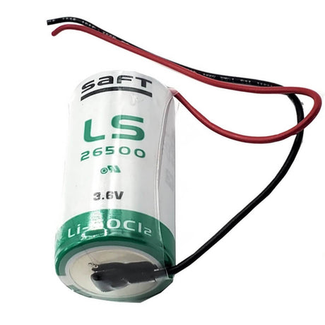 Saft Ls26500 3.6v C-size Battery With 3" Fly Leads, 3600mah Battery By Use Saft Lithium Batteries   