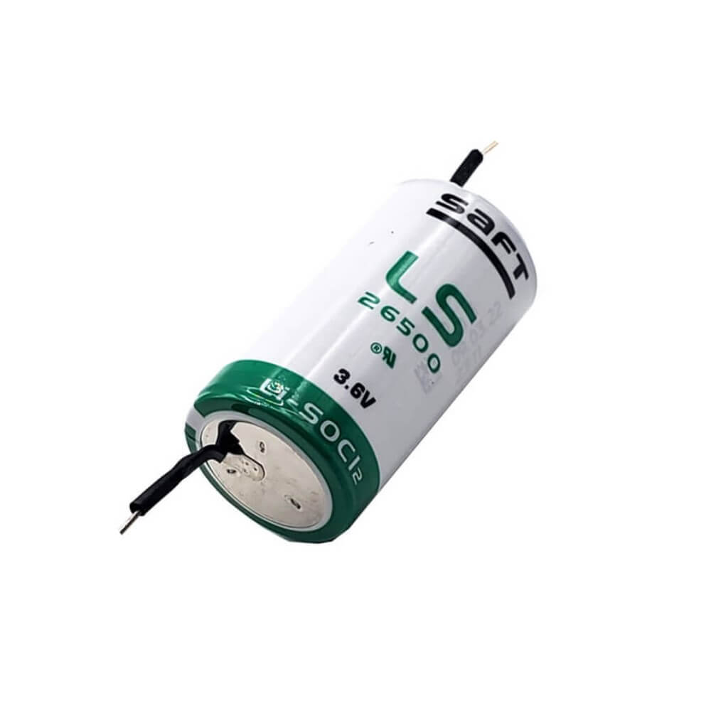 Saft Ls26500 C Size 3.6v 7700mah Battery With Axial Style Pc Pins Battery By Use Saft Lithium Batteries   