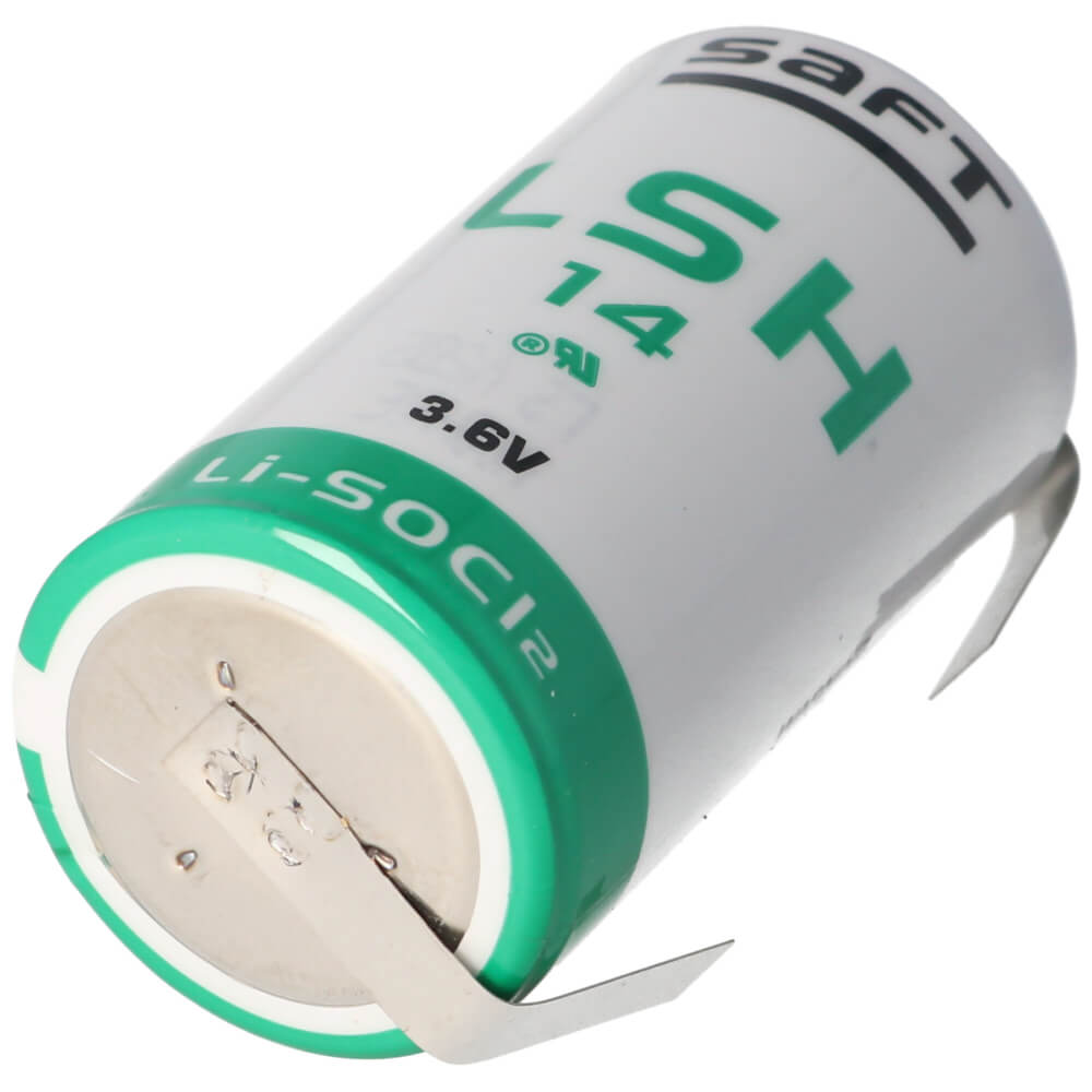 Saft Lsh14 C-size 3.6v 5800mah Battery With Unidirectional Tabs Battery By Use Saft Lithium Batteries   