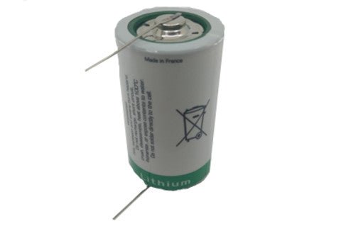 Saft Lsh20,d Size Battery 3.6v, 13000mah With Axial Leads Saft Batteries Saft Lithium Batteries   