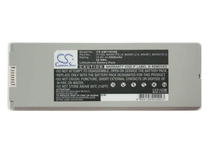 Silver Battery For Apple Macbook 13" Ma254j/ A, Macbook 13" Ma700j/ A, Macbook 13" Ma254 10.8v, 5000mah - 54.00wh Batteries for Electronics Cameron Sino Technology Limited   