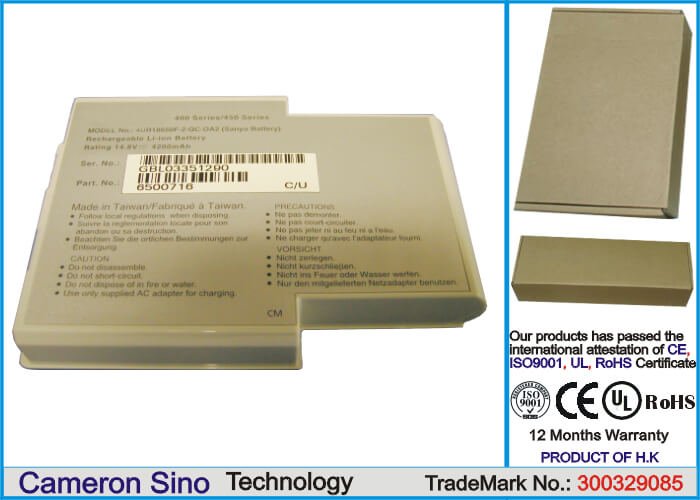 Silver Battery For Arima Jetbook M2000jetbook M2105jetbook M2352 14.8v, 4400mah - 65.12wh Batteries for Electronics Cameron Sino Technology Limited (Suspended)   