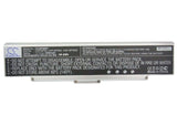 Silver Battery For Sony Vaio Vgn-ar41e, Vaio Vgn-ar41l, Vaio Vgn-ar41m 11.1v, 4400mah - 48.84wh Notebook, Laptop Cameron Sino Technology Limited   