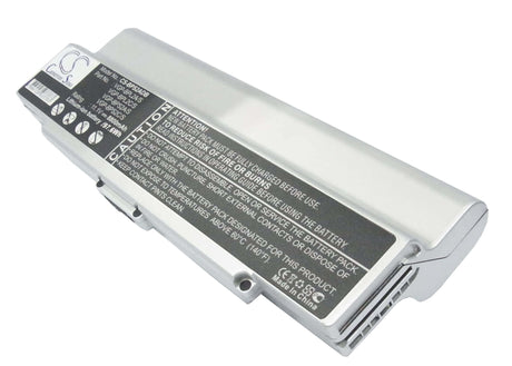 Silver Battery For Sony Vaio Vgn-c140g/b, Vaio Vgn-c150p/b, Vaio Vgn-c190 11.1v, 8800mah - 97.68wh Notebook, Laptop Cameron Sino Technology Limited   