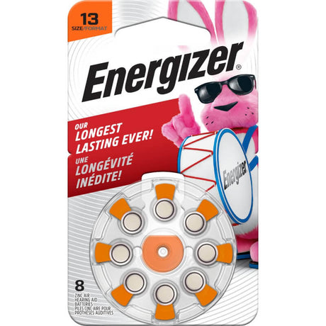 Size 13 Energizer Hearing Aid Battery Eight On A Card Battery By Use Energizer   