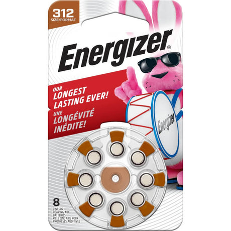 Size 312 Energizer Hearing Aid Battery Eight On A Card Battery By Use Energizer   