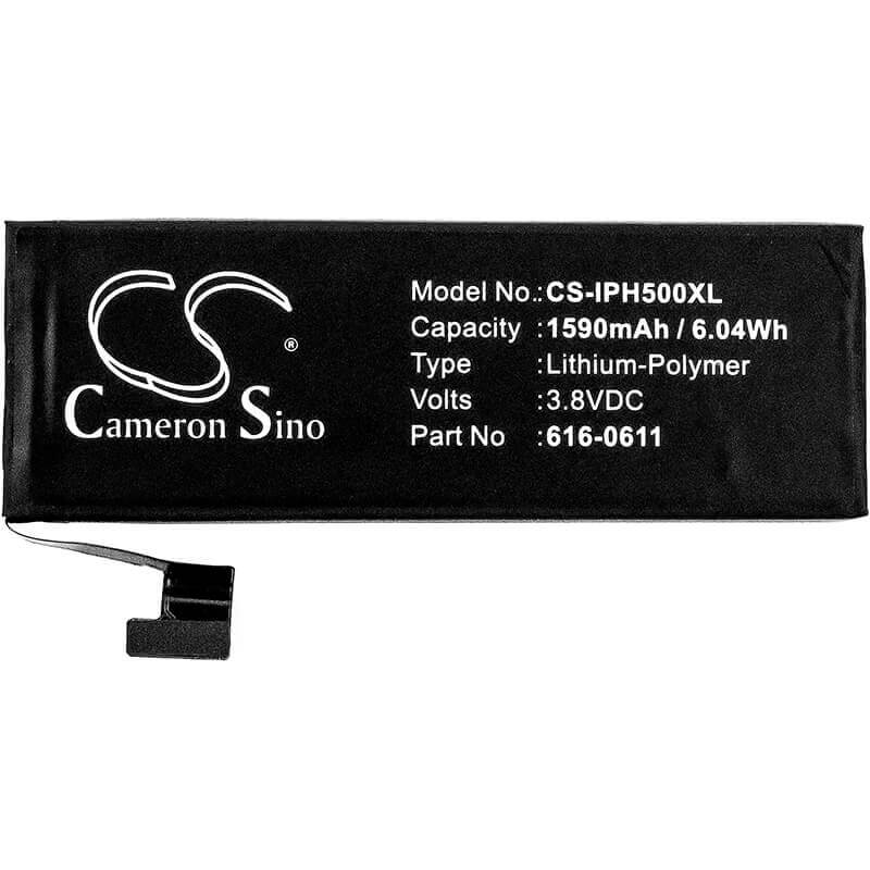 Super High Capacity Iphone 5 Battery 1590mah - 5.55wh Mobile, SmartPhone Cameron Sino Technology Limited   