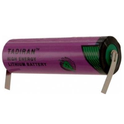 Tadiran Battery Model Tl-2100 3.6v, 2100 Mah - 7.56wh Battery By Use Tadiran Batteries With Tabs  