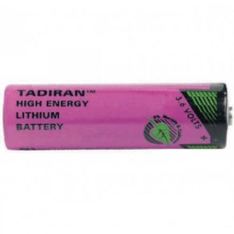 Tadiran Battery Model Tl-2100 3.6v, 2100 Mah - 7.56wh Battery By Use Tadiran Batteries With PC Pins - 2 Pin on Negative Terminal - 1 Pin on Postive Terminal  