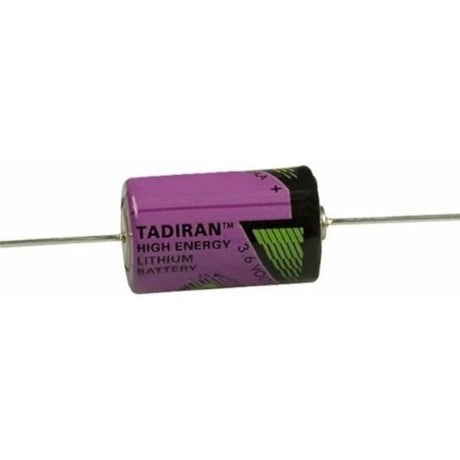Tadiran Battery Model Tl-5101/s 1/2 Aa 3.6v, 950 Mah - 3.42wh Battery By Use Tadiran Batteries With Axial Style Leads  