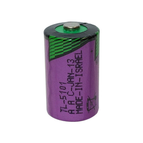 Tadiran Battery Model Tl-5101/s 1/2 Aa 3.6v, 950 Mah - 3.42wh Battery By Use Tadiran Batteries With 3 Inch Flyleads  