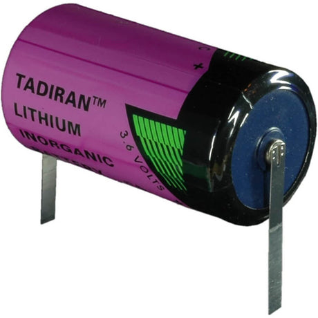 Tadiran Battery Model Tl-5955s 2/3 Aa 3.6v, 1500 Mah - 5.4wh Battery By Use Tadiran Batteries With Tabs  