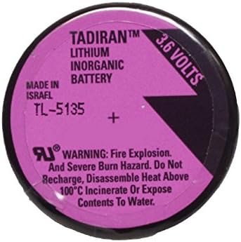 Tadiran Battery Model Tl5135 3.6v, 1700 Mah - 6.12wh Battery By Use Tadiran Batteries   