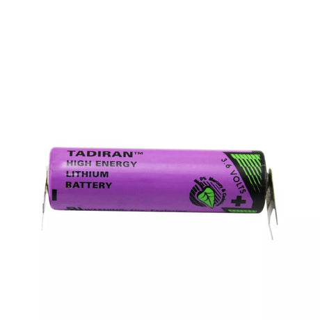 Tadiran Tl-5903, Tl5104, Aa 3.6v Aa Lithium Battery (er14505) 3.6v - Non Rechargeable Battery By Use Tadiran Batteries With PC Pins - 2 Pin on Positive Terminal - 1 Pin on Negative Terminal  