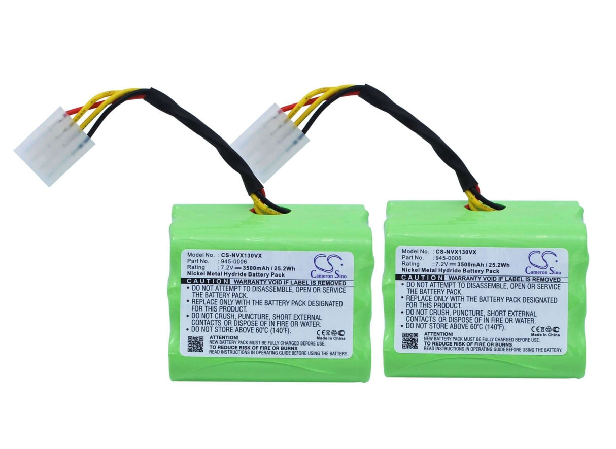 Two Batteries For Neato Xv-12, Xv-15, Xv-11 7.2v, 3500mah - 25.20wh Vacuum Cameron Sino Technology Limited   