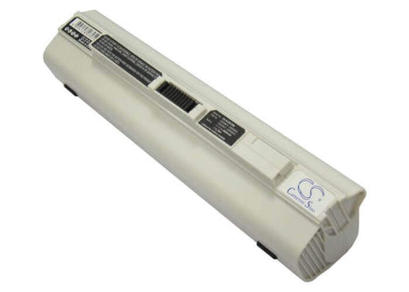 White Battery For Acer Aspire One 531, Aspire One 751, Aspire One 751-bk23 11.1v, 6600mah - 73.26wh Notebook, Laptop Cameron Sino Technology Limited   