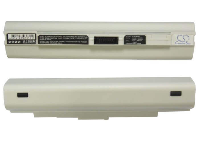 White Battery For Acer Aspire One 531, Aspire One 751, Aspire One 751-bk23 11.1v, 6600mah - 73.26wh Notebook, Laptop Cameron Sino Technology Limited   