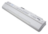 White Battery For Acer Aspire One, Aspire One A110-1295, Aspire One A110-1545 11.1v, 4400mah - 48.84wh Notebook, Laptop Cameron Sino Technology Limited   