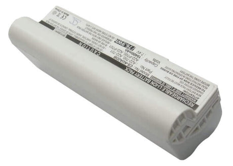 White Battery For Asus Eee Pc 701, Eee Pc 701c, Eee Pc 800 7.4v, 10400mah - 76.96wh Batteries for Electronics Suspended Product   