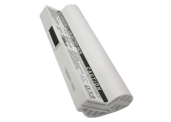 White Battery For Asus Eee Pc 701, Eee Pc 701c, Eee Pc 800 7.4v, 4400mah - 32.56wh Notebook, Laptop Cameron Sino Technology Limited   