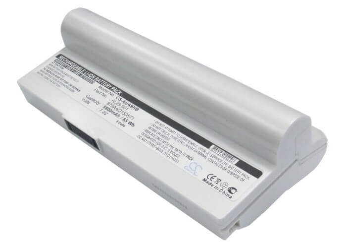 White Battery For Asus Eee Pc 901, Eee Pc 904, Eee Pc 904hd 7.4v, 8800mah - 65.12wh Notebook, Laptop Cameron Sino Technology Limited   