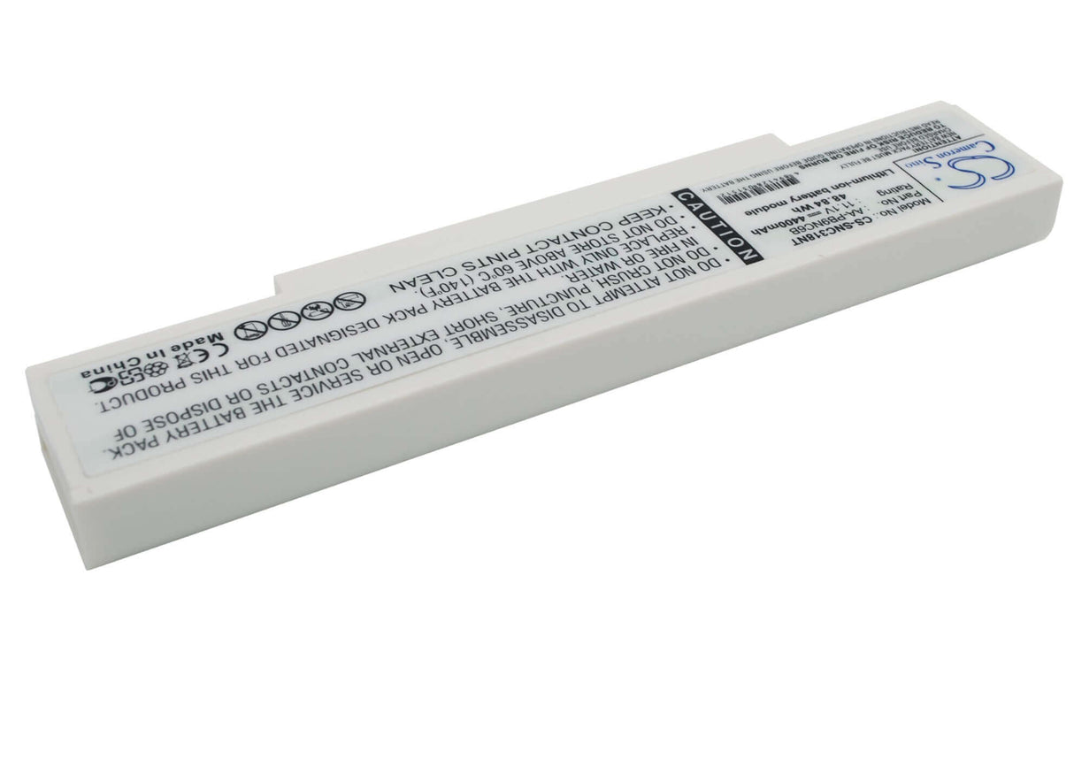 White Battery For Samsung Q318, Q318-dsoe, Q318-ds0h 11.1v, 4400mah - 48.84wh Notebook, Laptop Cameron Sino Technology Limited   