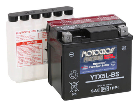 Ytx5l-bs 12v 80 Cca Motocross Agm Motorcycle Battery Battery By Use CB Range   